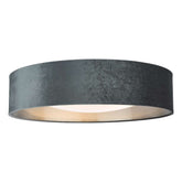 Nysa 3 Light Flush Velvet Grey 60cm